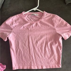 Zara Light Pink Short Sleeve Tee